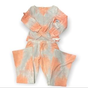 Venus ~Tie Dye matching sweat suit. Pale blue and pink…Size XS